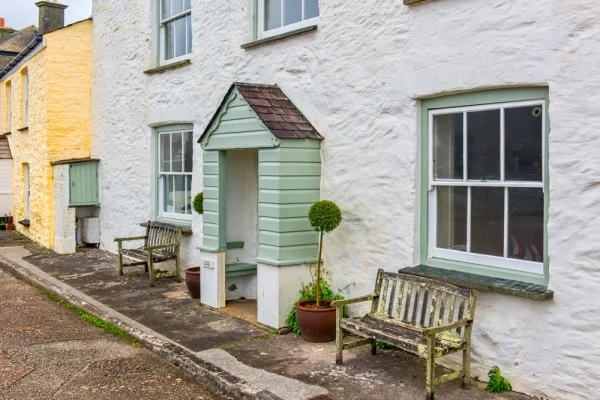 Old fishermen's cottages near the harbour
