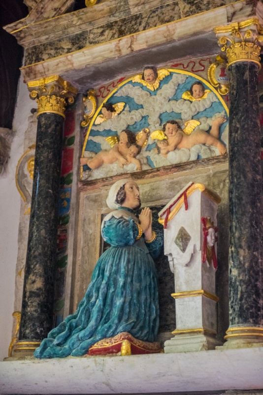 Memorial to Grace Pole (d. 1636)