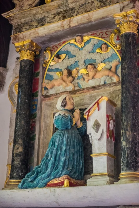 Memorial to Grace Pole (d. 1636)