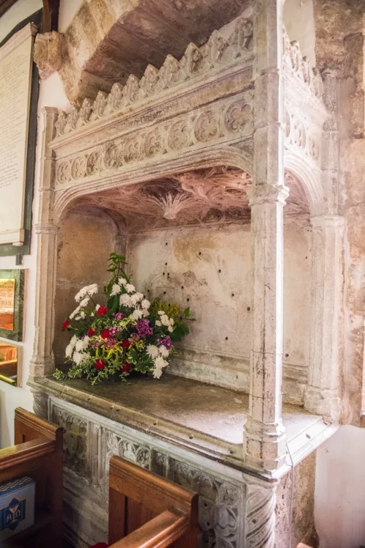 16th century tomb, south chapel