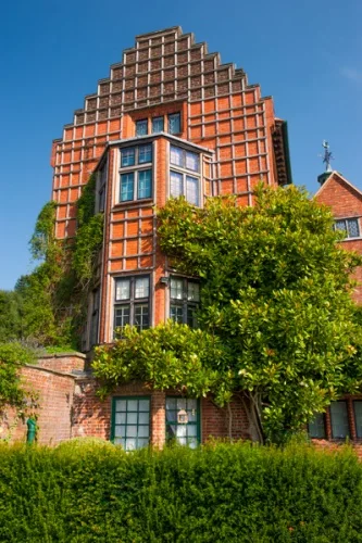 East end of the house