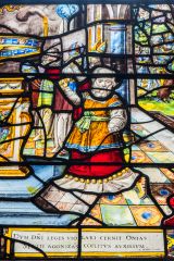 17th century Flemish glass, north wall