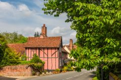 Looking east along The Street