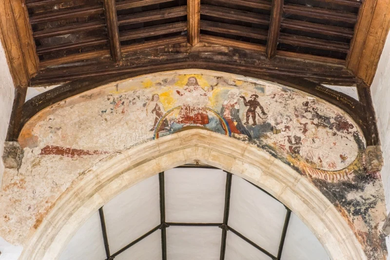 The 14th century 'Doom' wall painting