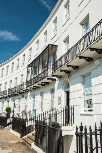  Regency terrace in Cheltenham, Gloucestershire