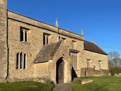The 14th-century south porch