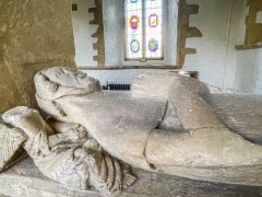 The franklin's effigy from the nave