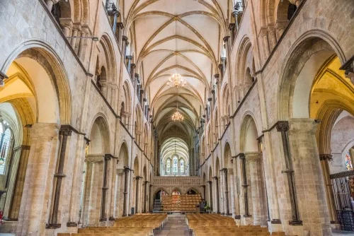 The cathedral interior