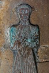 William Walrond  memorial brass (c. 1480)