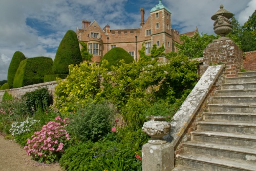The house from the garden terrace