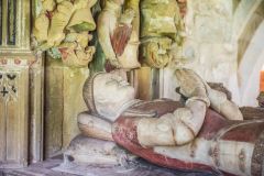 The ornate memorial to Sir Ralph Grey in St Peter's Church