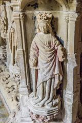 Chillingham, St Peter's Church, Figure of an angel on the Grey tomb