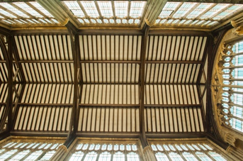 The nave roof