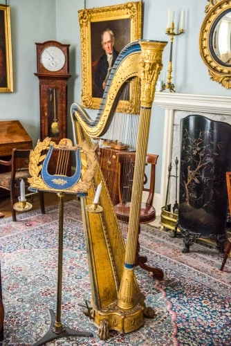Historic instruments in the Music Room