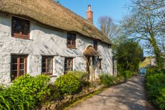 A thatched cottage on Church Cove Road