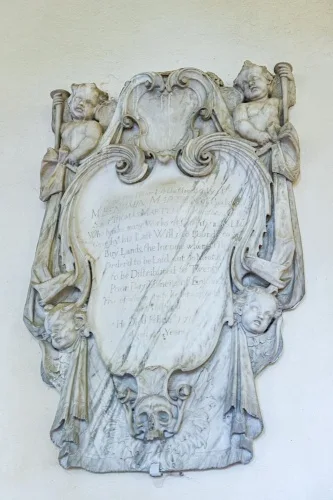 Bejamin Marten memorial, 1716