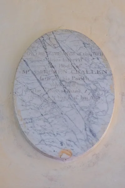 Stephen Challen memorial, 1783