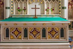 The altar table of Caen stone
