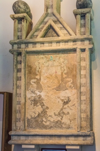 Elizabeth Bourne memorial, 1599