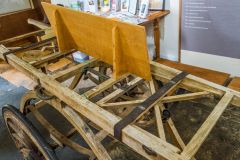 The old parish bier in the Heritage Centre