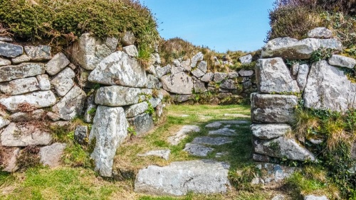 Chysauster Iron Age Village, house entrance