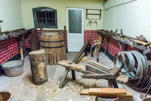 Barrel-making workshop