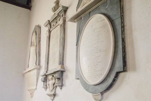 17th-18th-century memorial tablets