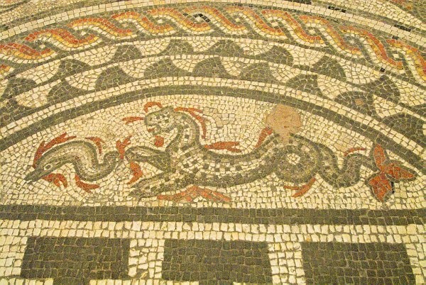 Roman mosaic, Corinium Museum