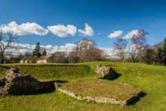 Foundations of a 4th century polygonal tower