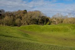 Looking east across the amphitheatre