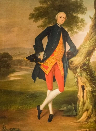 Sir Robert Rich portrait in the King's Own Royal Regiment Museum