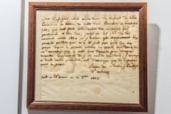 Letter by Louise of Stolberg, Bonnie Prince Charlie's wife, 1802