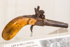 Pistol used by the last mail coach driver in Britain (1915)