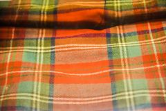 Royal Stewart plaid given by Queen Victoria to John Brown