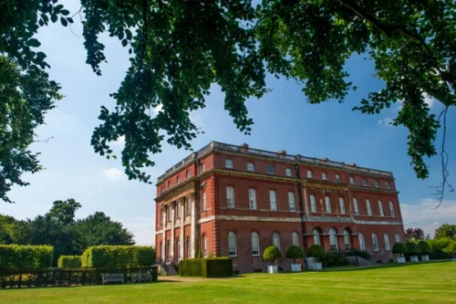 The house from the west (rear)