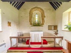 The chancel and communion table