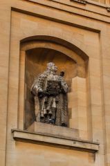 Statue of Lord Clarendon, west front