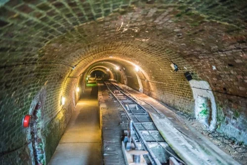 Exploring the North Drift tunnel