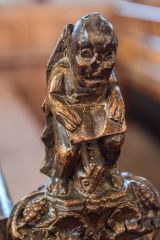 Late medieval bench end