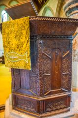 The 17th-century pulpit