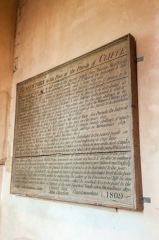 The benefaction board, 1809