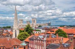 York Minster from the Tower's parapet walk