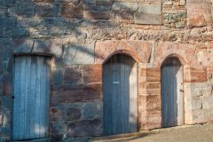 Ground-floor entrance doors