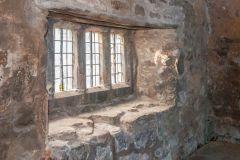 A mullioned window, ground floor