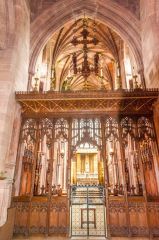 The chancel screen and rood