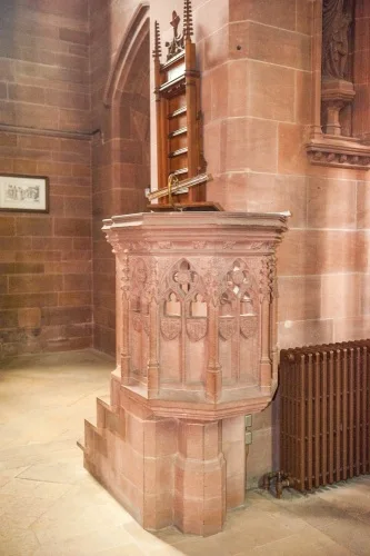 The pulpit, by Bodley