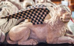 Carved gryphon on the Brooke tomb