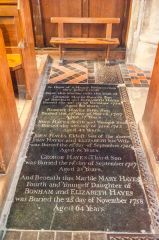 18th-century Hayes grave slab