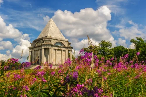 The Mausoleum in summer