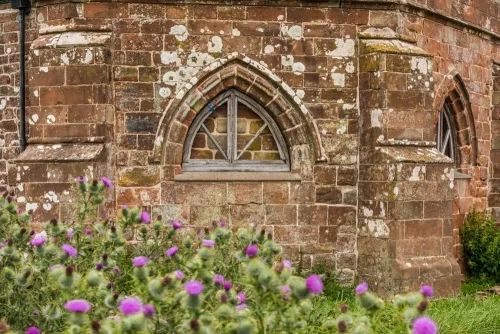 Blocked Gothic windows, chapter house